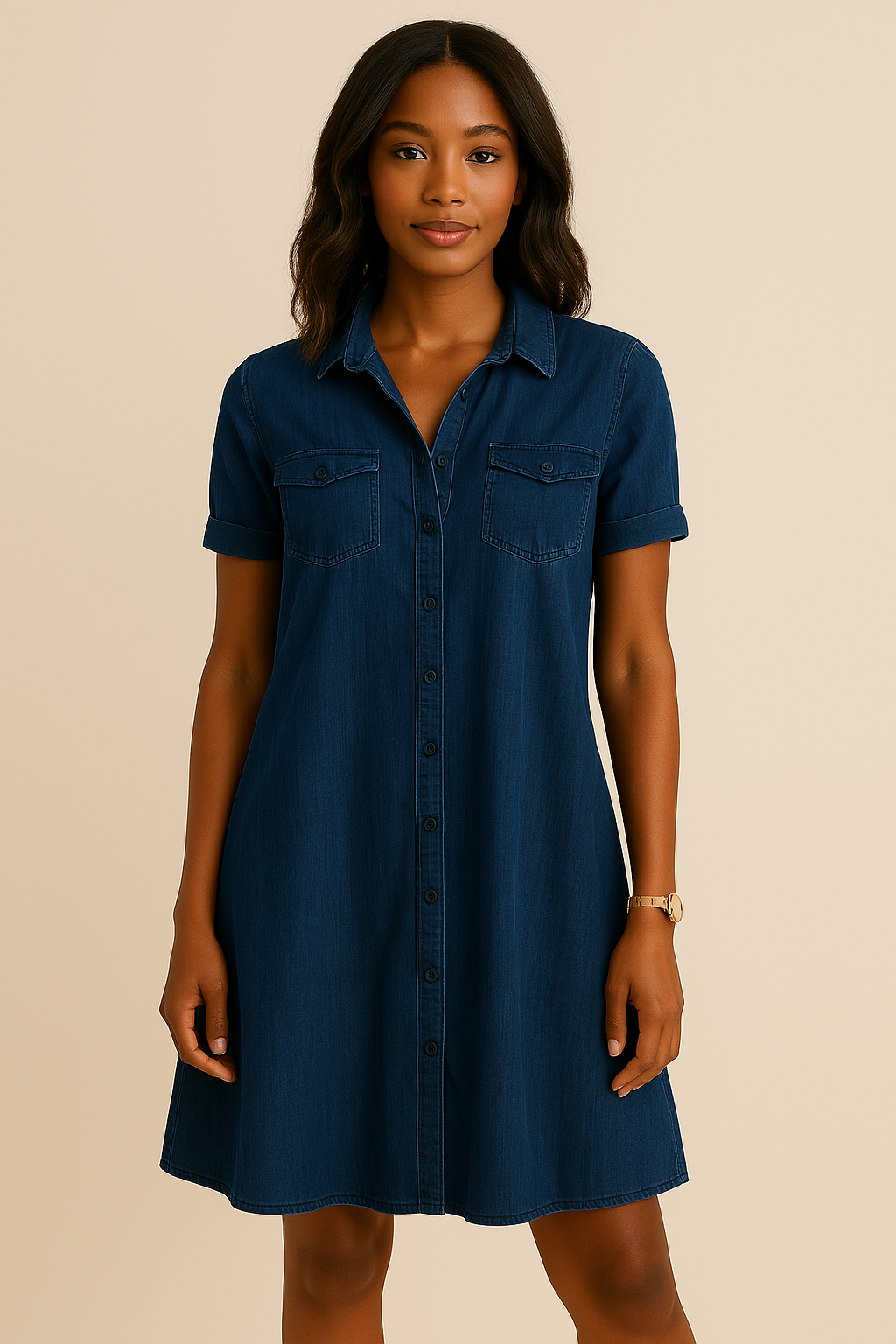 Tidløsia™ - EasyFit Denim Kjole