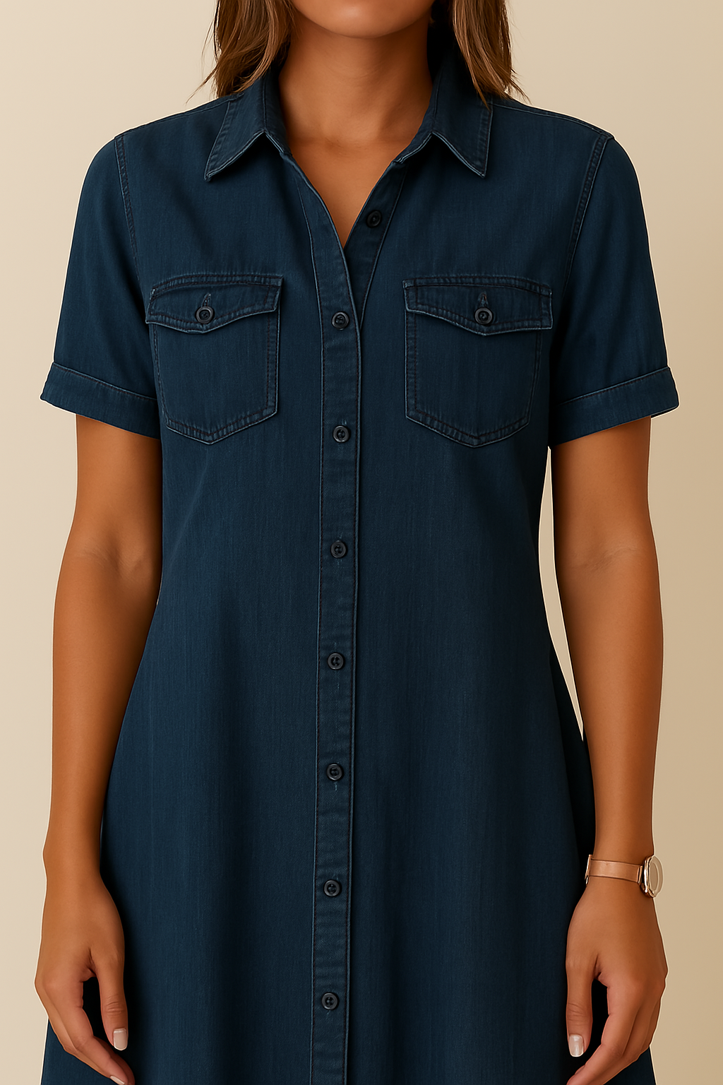 Tidløsia™ - EasyFit Denim Kjole