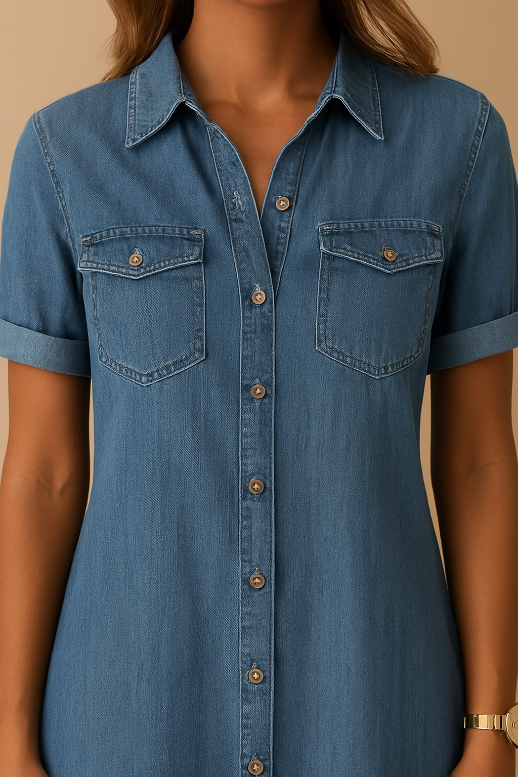 Tidløsia™ - EasyFit Denim Kjole